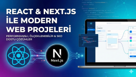 React/Next.js modern ve hızlı web arayüzleri geliştiriyorum