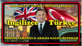 İngilizce metinlerinizin yazarlığını yaparım