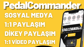 Pedal Commander Sosyal Medya Paylaşım Tasarımları