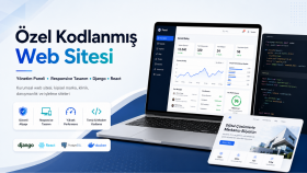 size özel kodlanmış, modern, uyumlu web sitesi geliştiririm