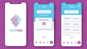 Motion App - UI/UX Çalışması