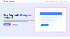 Tek Sayfa Web Sitesi