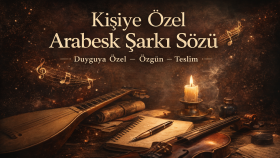 kişiye özel arabesk ve fantazi şarkı sözü yazarım