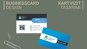 Temizlik Şirketi Kartvizit Tasarımı