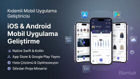 native iOS ve Android mobil uygulama geliştiririm