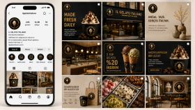 Il Gelato Italiano Markası Medya İçerik Üretimi