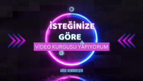 videolarınızın kurgusunu yapıyorum
