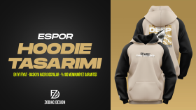espor takımın için hoodie tasarımı yaparım