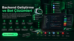 ihtiyacınıza uygun güçlü backend sistemleri geliştirebilirim