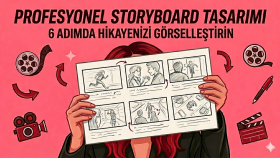 projeleriniz için istediğiniz türde storyboard yapabilirim
