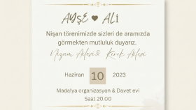 Düğün - Davetiye Tasarımı
