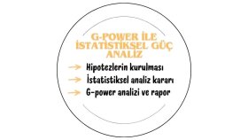 örneklem sayısını hesaplamak için güç analizi yaparım
