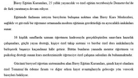 Birey Eğitim Kurumları Tanıtım Filmi Metni