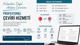 Ben kelimeleri değil anlamı dönüştürürüm