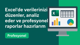 excel ile verilerinizi düzenler ve raporlarım