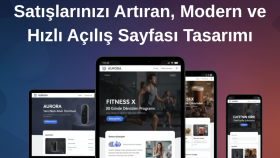 satışlarınızı artıran açılış sayfanızı tasarlarım