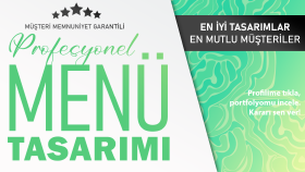 işletmene müşterilerin için en iyi menüyü tasarlayabilirim