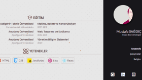 mstfsgdc - Kişisel Web Sitem