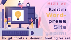 size kaliteli ve hızlı wordpress site kurabilirim