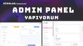 size özel admin panel yapıyorum