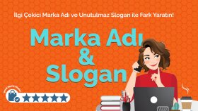 markanıza güç katacak isim ve slogan üreteceğim