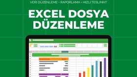 excel dosyalarınızı düzenliyor ve raporluyorum