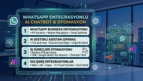 WhatsApp Entegrasyonlu AI Chatbot ve Otomasyonu Yapıyorum 