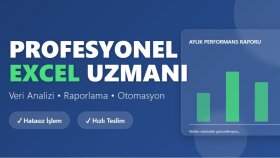 her seviyedeki excel işlerinizi profesyonelce yaparım