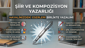 duygularınızı etkileyici şiir ve metinlere aktarırım
