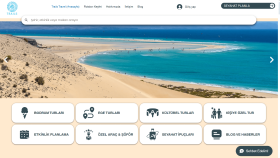 Estetik, Kaliteli ve Global Tur Seyahat Satış Websitesi