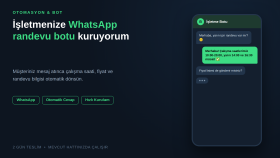 esnaf için WhatsApp randevu botu kurarım