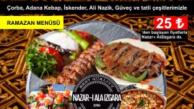 Ala Izgara Ramazan Menüsü Tasarımı