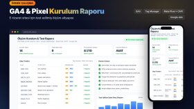 GA4 ve Pixel Kurulum Raporu – Örnek Çalışma