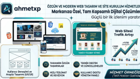  kurumsal kimliğinize uygun profesyonel web siteleri kurarım