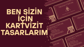 sizin için kartvizit tasarlıyorum