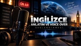 🎙️İngilizce Anlatım ve Voice Over Seslendirmesi