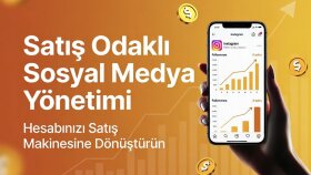 satış odaklı biçimde sosyal medya hesaplarınızı büyütürüm