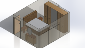 3D Mobilya Yerleşim Çalışması