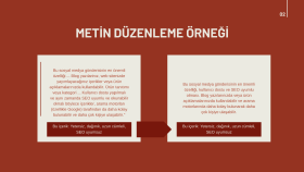 Metin Düzenleme