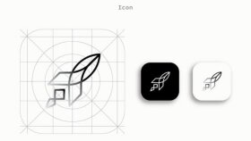 modern ve flat minimalist logo tasarımı sunuyorum