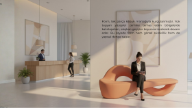 Cadentia | Organik Formlu Konsept Oturma Birimi 