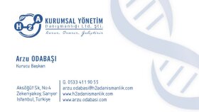 kartvizitinizi şık bir şekilde tasarlayabilirim