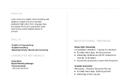 CV