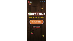 Fruit Ninja Clone - HTML5 Playable Ad