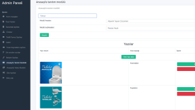 Web sitenize tam uyumlu admin paneli geliştirebilirim