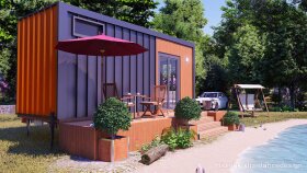 3D Tiny House Tasarımı ve 3D Animasyon Video Çalışması