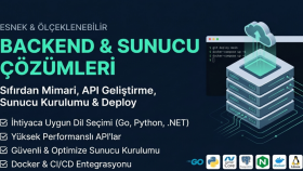 projeleriniz için güvenli backend mimarileri kurarım