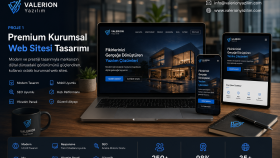Valerion Yazılım - premium kurumsal web sitesi tasarımı