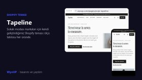 Tapeline - Sokak Modası için Shopify Teması