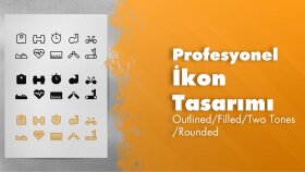 profesyonel ve uyumlu ikon tasarımları sunuyorum